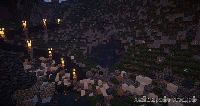 Fantasy town карта для майнкрафт