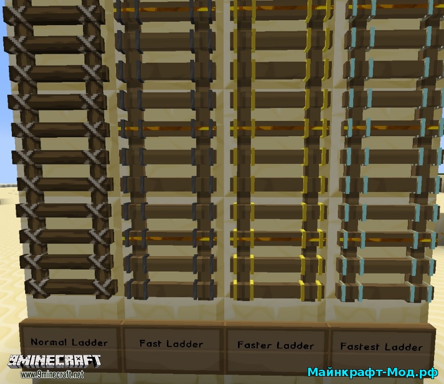 Мод FastLadder для Майнкрафт