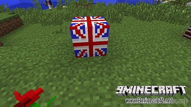Британский флаг для Майнкрафт
