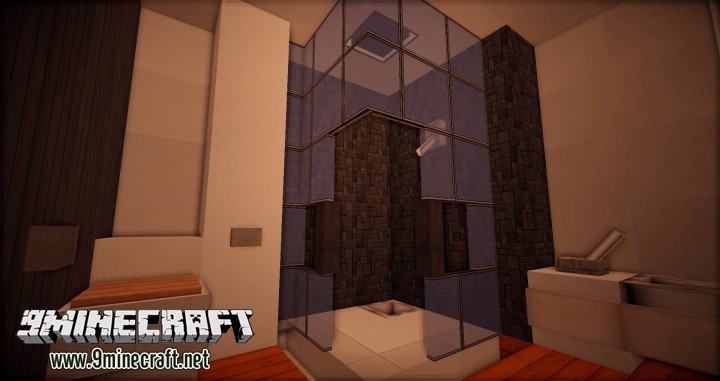 Minecraft карта современный дом