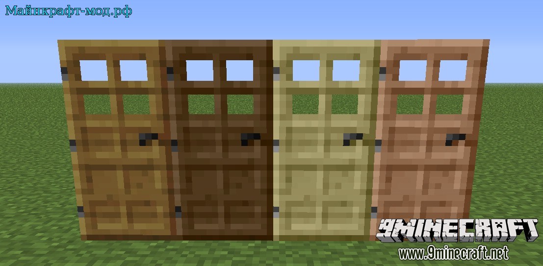 Мод на двери Minecraft