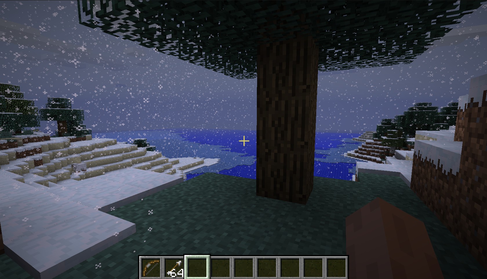 Мод на Снежные биомы Minecraft